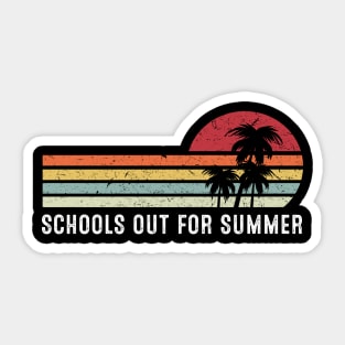 Schools Out for Summer Sticker